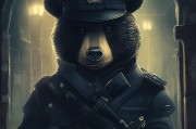 警察小熊的秘密，一个神秘身份的守护者