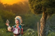 川剧少女梧桐，一场浪漫的仪式