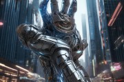 mechanically beating the world with a mechanical hand